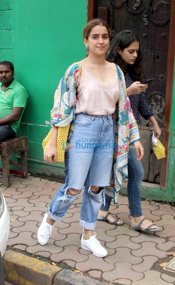 Sanya Malhotra snapped at The Kitchen Garden Sanya Malhotra snapped at The Kitchen Garden