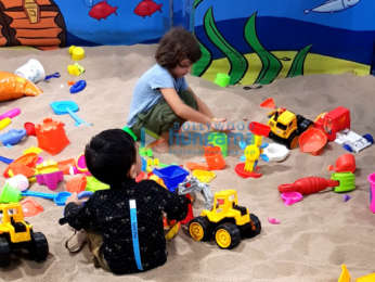 Shah Rukh Khan's son AbRam Khan snapped enjoying a playday at Happy Planet