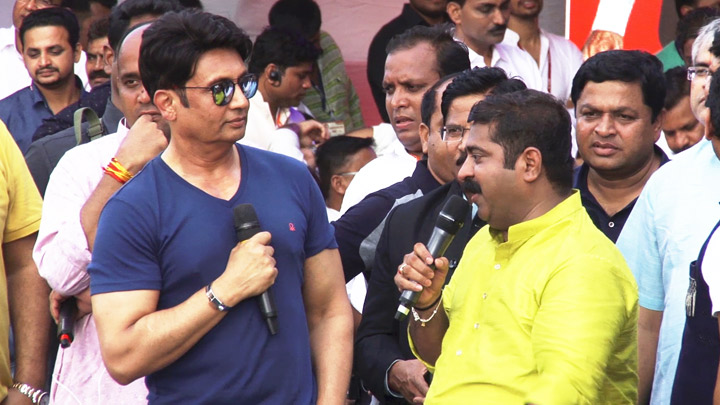 Shekhar Suman SPOTTED at Dahi Handi celebration of 2018