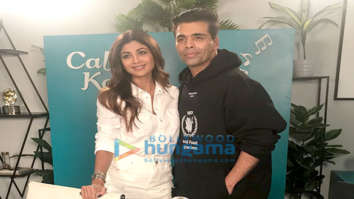 Shilpa Shetty snapped promoting her show Hear Me Love Me on Karan Johar’s radio show Calling Karan