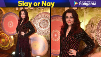 Slay or Nay: Aishwarya Rai Bachchan in Rohit Bal Couture at IMC Ladies Exhibition