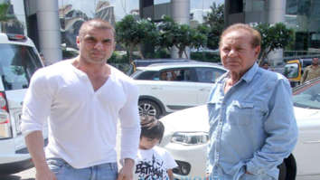 Sohail Khan, Arbaaz Khan, Salim Khan and family snapped post lunch at BKC