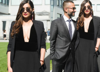 Slay or Nay: Sonam Kapoor Ahuja in Giorgio Armani with Anand Ahuja at Milan Fashion Week 2018