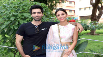 Tripti Dimri and Avinash Tiwari snapped promoting the film Laila Majnu