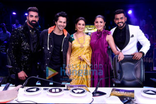 Varun Dhawan, Anushka Sharma and Madhuri Dixit snapped on Dance Deewane