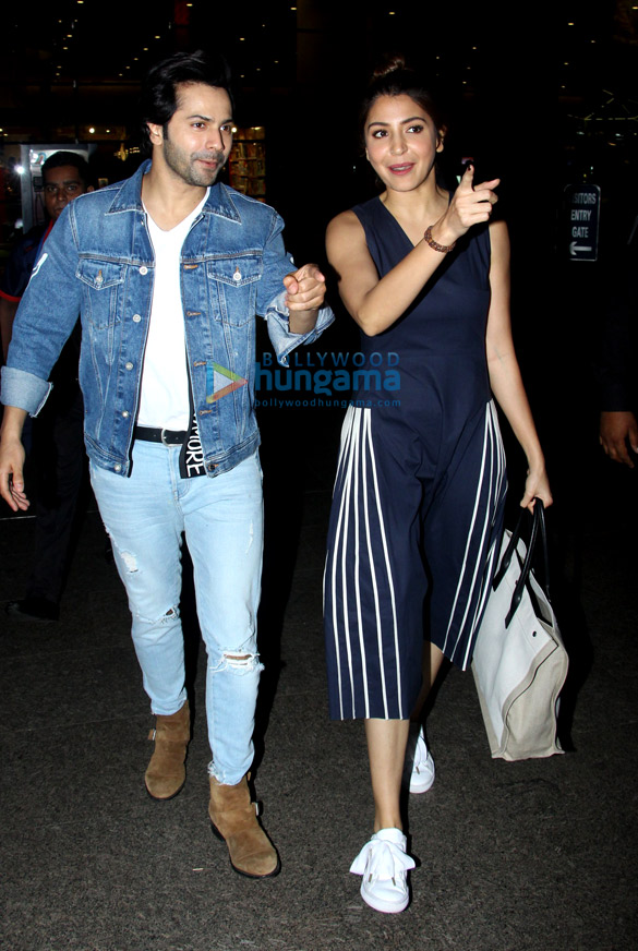 Varun Dhawan, Anushka Sharma, Yami Gautam and others snapped at the airport Varun Dhawan, Anushka Sharma, Yami Gautam and others snapped at the airport