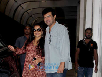 Vidya Balan and Siddharth Roy Kapur spotted in Bandra