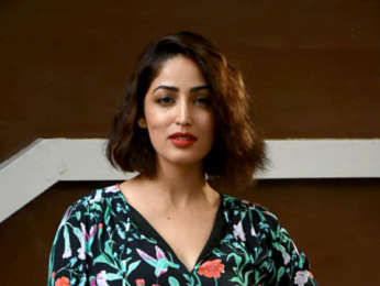 Yami Gautam and Divyendu Sharma snapped at T-Series office for Batti Gul Meter Chalu promotions