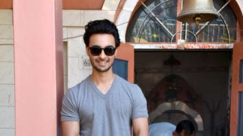 Aayush Sharma visits a temple in Himachal Pradesh