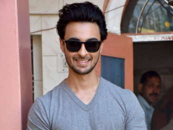 Aayush Sharma visits a temple in Himachal Pradesh