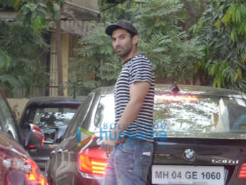 Aditya Roy Kapur spotted at a clinic Khar