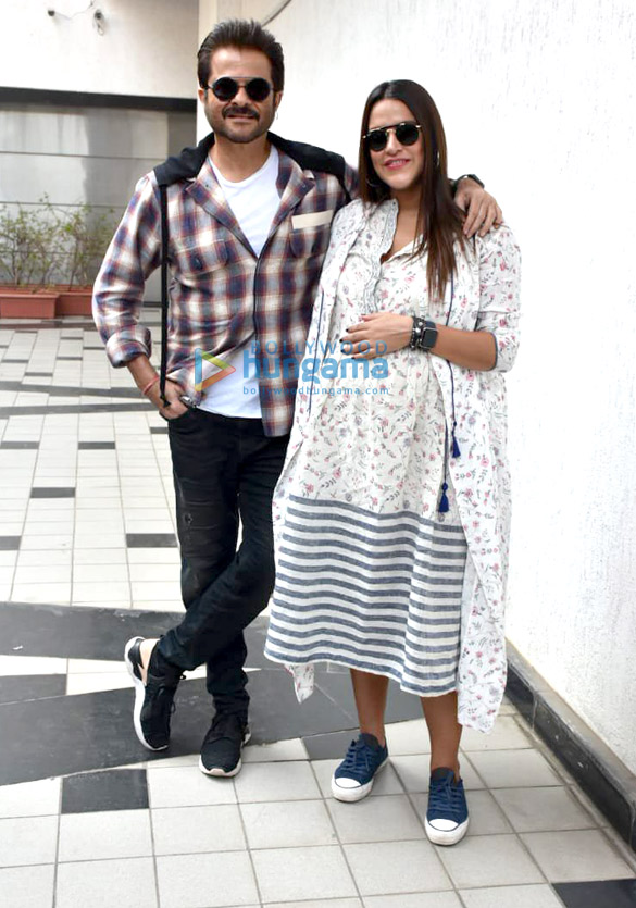Anil Kapoor snapped on sets of No Filter with Neha Dhupia Anil Kapoor snapped on sets of No Filter with Neha Dhupia