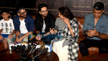 Ayushmann Khurrana, Gajraj Rao and Neena Gupta visit Citimall PVR for Badhaai Ho