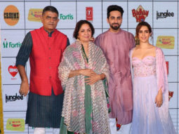 Ayushmann Khurrana, Sanya Malhotra snapped promoting ‘Badhaai Ho’ Part 01