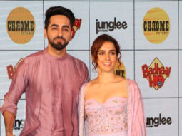 Ayushmann Khurrana, Sanya Malhotra snapped promoting ‘Badhaai Ho’ Part 02