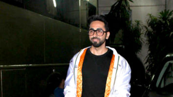 Ayushmann Khurrana and Sanya Malhotra promote Badhaai Ho at Mehboob Studios