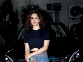 Ayushmann Khurrana and Sanya Malhotra promote Badhaai Ho at Mehboob Studios