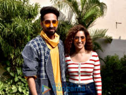 Ayushmann Khurrana and Sanya Malhotra spotted in Bandra