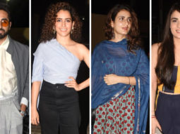 Badhaai Ho Full Special Screening | Sanya Malhotra | Ayushmann Khurrana | Radhika | Fatima