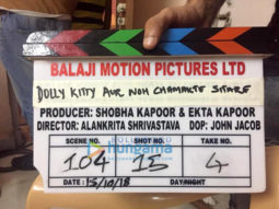 On The Sets Of The Movie Dolly Kitty Aur Woh Chamakte Sitare
