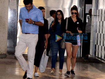 Jacqueline Fernandez snapped at Bombay Adda
