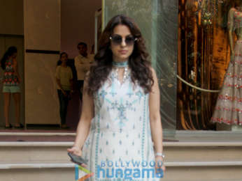 Juhi Chawla spotted at Aza store