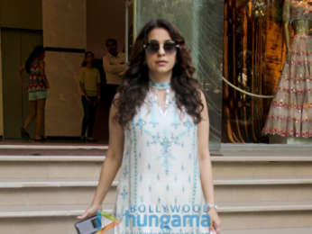 Juhi Chawla spotted at Aza store