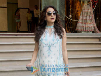 Juhi Chawla spotted at Aza store