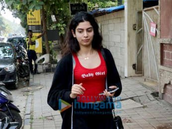 Khushi Kapoor spotted post a salon session in Juhu