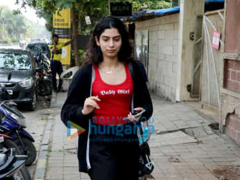 Khushi Kapoor spotted post a salon session in Juhu
