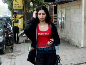 Khushi Kapoor spotted post a salon session in Juhu