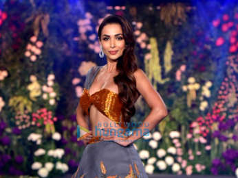 Malaika Arora and Sonal Chauhan walks the ramp at the Wedding Junction fashion show