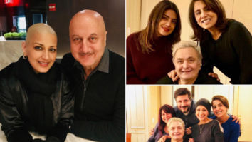 Priyanka Chopra, Rishi Kapoor, Anupam Kher and Neetu Kapoor meet Sonali Bendre in New York