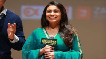Rani Mukerji gets a standing ovation in China for Hichki! Rani Mukerji gets a standing ovation in China for Hichki!