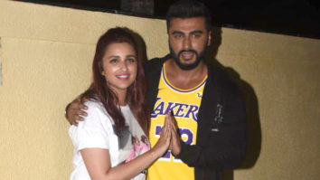 SPOTTED: Arjun & Parineeti during the launch of Proper Patola | Part 1