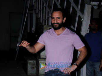 Saif Ali Khan spotted at Mehboob Studio in Bandra