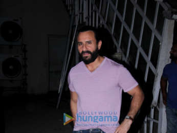 Saif Ali Khan spotted at Mehboob Studio in Bandra