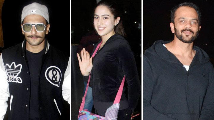 Simmba team Ranveer Singh, Sara Ali Khan & Rohit Shetty travel to Switzerland to shoot a song