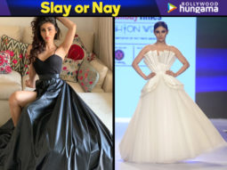 Slay or Nay: Mouni Roy in Swapnil Shinde for the Bombay Times Fashion Week 2018