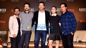 Alia Bhatt, Shaking Batra snapped during a session with Narcos Mexico stars Michael Pena and Diego Luna