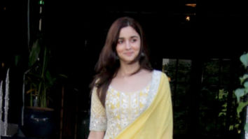Alia Bhatt snapped at Vishesh Films’ office in Khar for Laxmi Puja