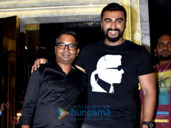 Arjun Kapoor and Rajkumar Gupta snapped at the wrap up party of India's Most Wanted