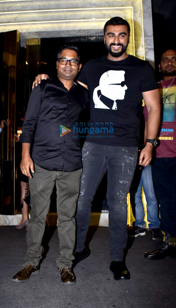 Arjun Kapoor and Rajkumar Gupta snapped at the wrap up party of India’s Most Wanted Arjun Kapoor and Rajkumar Gupta snapped at the wrap up party of India’s Most Wanted