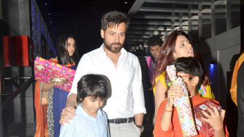 Emraan Hashmi and family snapped at Hakkasan in Bandra