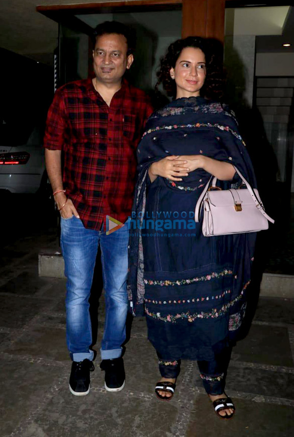 Kangana Ranaut spotted at Kamal Jain’s office Kangana Ranaut spotted at Kamal Jain’s office