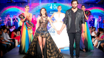 Nushrat Bharucha walk the ramp for Swapnil Shinde’s at Mysore Fashion week season 5