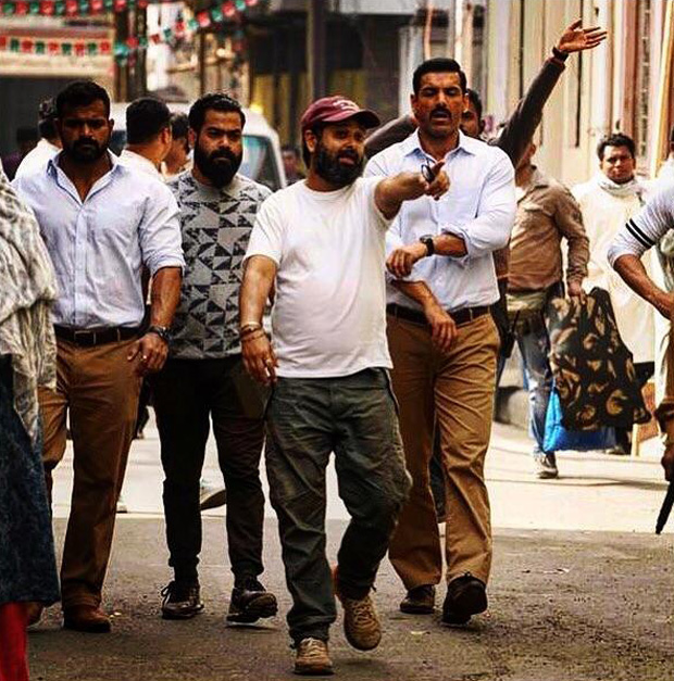 ON THE SET: Nikkhil Advani gives a glimpse of John Abraham's intense look in BATLA HOUSE
