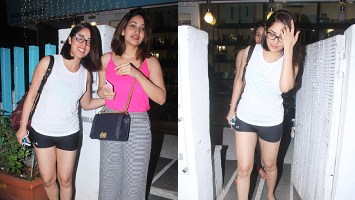 SPOTTED: Yami Gautam with Sister Surilie Gautam @ BBLUNT Salon Khar