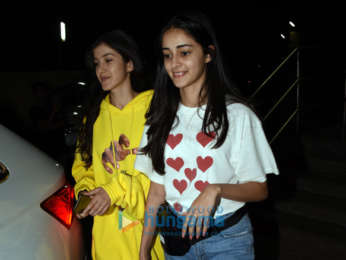 Shanaya Kapoor and Ananya Pandey snapped at PVR, Juhu