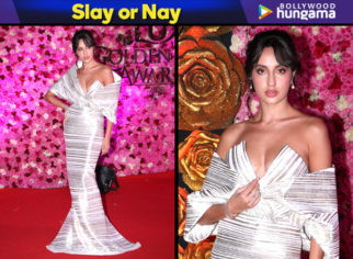 Slay or Nay: Nora Fatehi in Caroline Bibawi for Lux Golden Rose Awards 2018